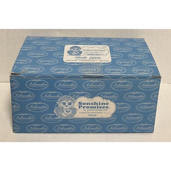 Vtg 1998 Sonshine Promises Plaque Collection Happy Heart is Good Medicine Clasby - Picture 6 of 10